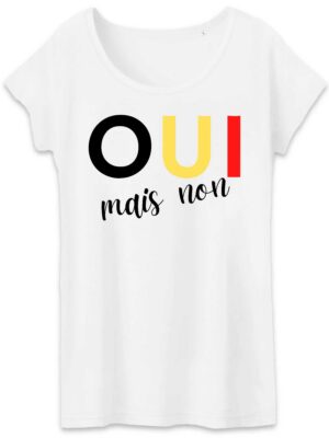 T-Shirt femme 100% coton bio - Oui mais non