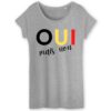 T-Shirt femme 100% coton bio - Oui mais non