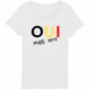 T-Shirt femme 100% coton bio - Oui mais non