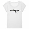 Unique, une fois - T-Shirt slub femme