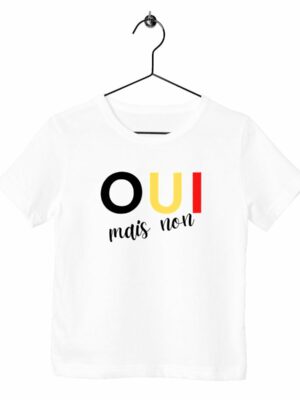 T-Shirt enfant coton bio - Oui mais non