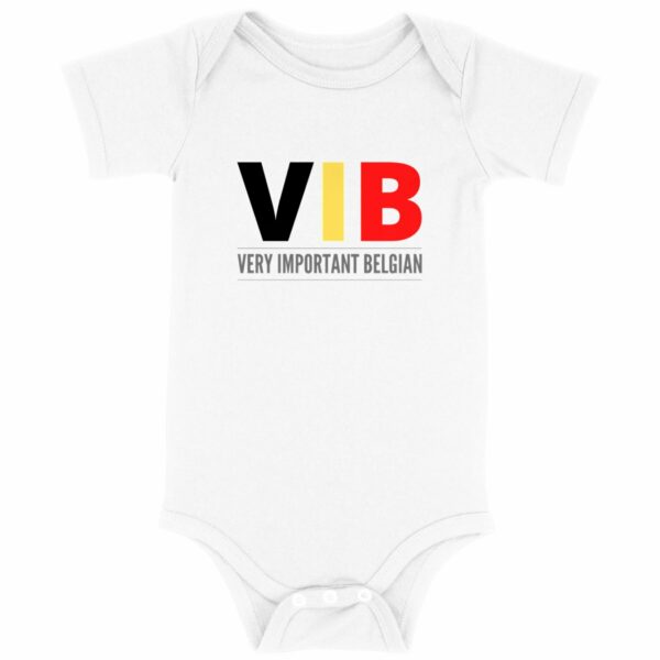 Body bébé coton bio - VIB Very Important Belgian