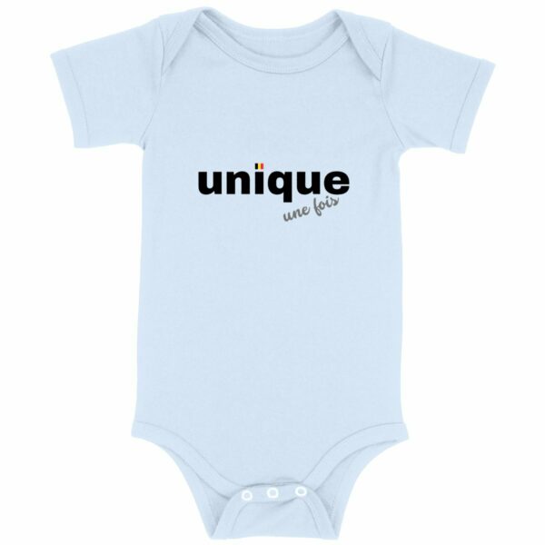 Unique, une fois - Body pour bébé en coton bio