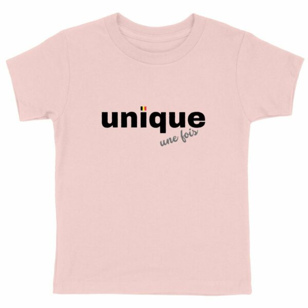 Unique, une fois - T-Shirt enfant en coton bio