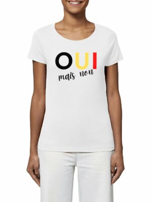 T-Shirt femme 100% coton bio - Oui mais non