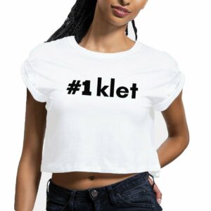 Number One Klet - Crop Top Femme 100% bio