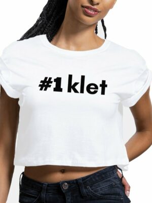 Number One Klet - Crop Top Femme 100% bio