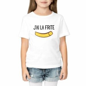 J`ai la frite - T-Shirt enfant en coton bio