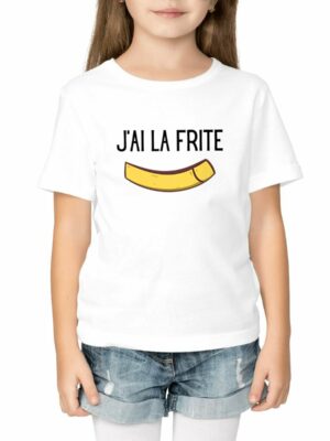 J`ai la frite - T-Shirt enfant en coton bio