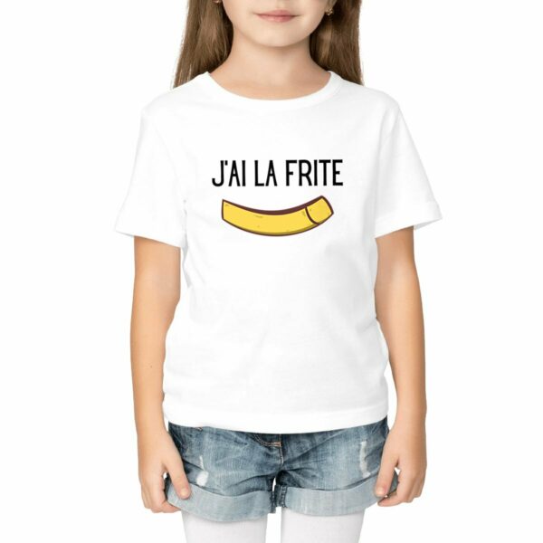 J`ai la frite - T-Shirt enfant en coton bio