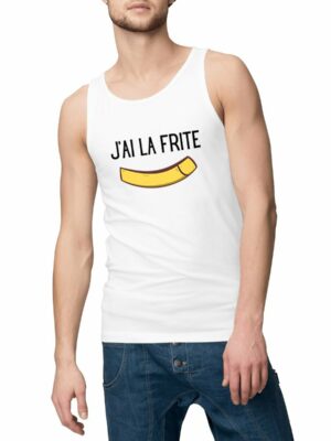 J`ai la frite - Débardeur homme 100% coton bio