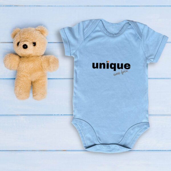 Unique, une fois - Body pour bébé en coton bio